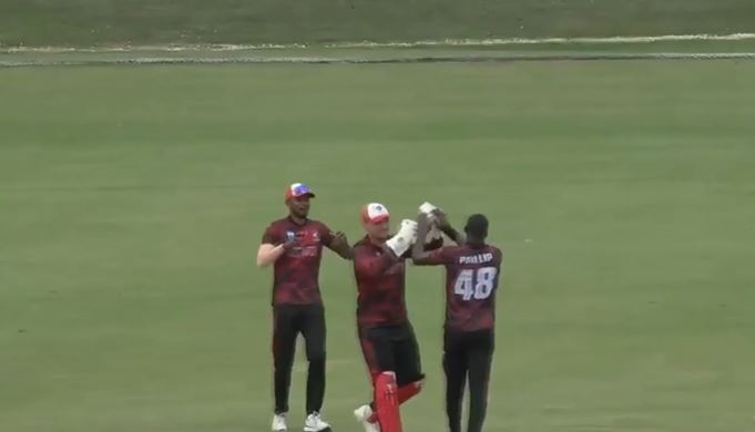 Trinidad & Tobago Red Force beat Guyana Harpy Eagles by 45 runs on DLS