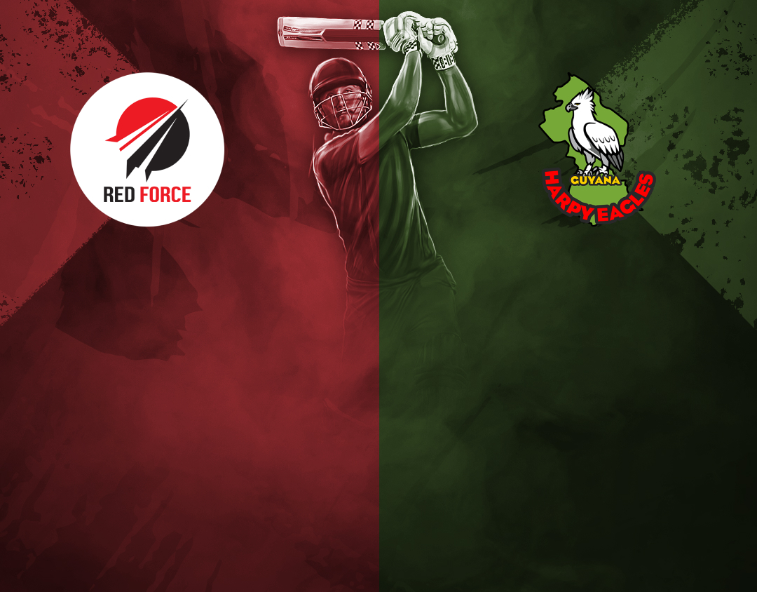 Trinidad & Tobago Red Force vs Guyana Harpy Eagles Match 18 Match Team