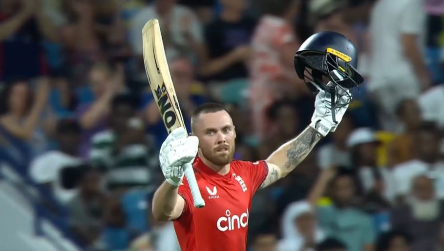 1st T20I: Phil Salt's 103* off 54