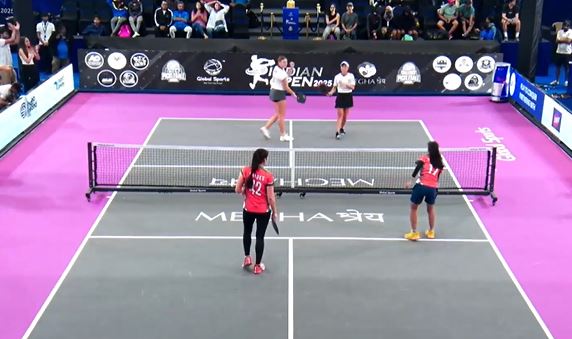 Match 2: Mumbai Chhatrapati Warriors 15-21 Bengaluru Blazers | Women's doubles