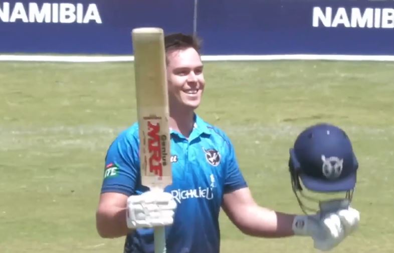 Namibia vs USA: Michael van Lingen's 107 off 85