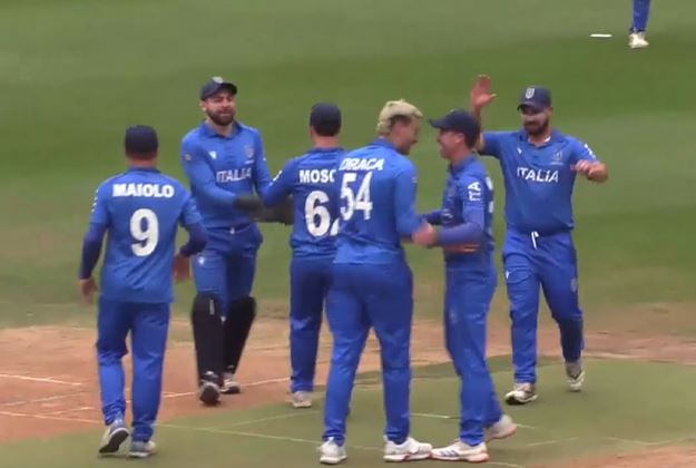 Italy beat Bahrain by 6 wickets | Match 27 