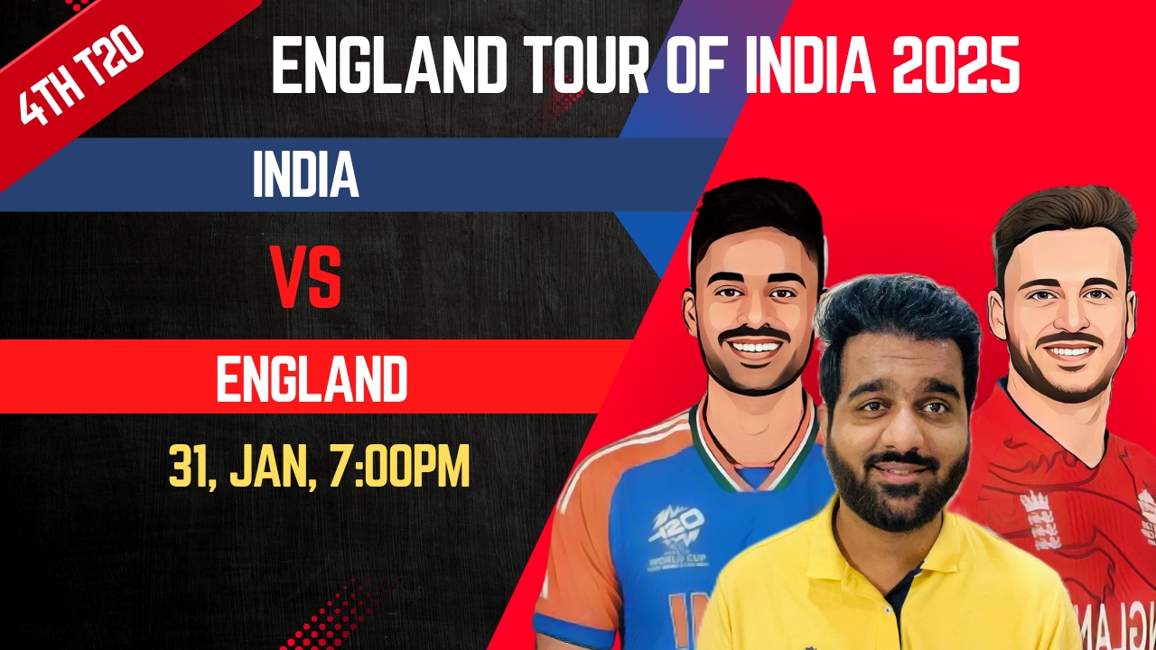 4th T20I: India vs England | Fantasy Preview