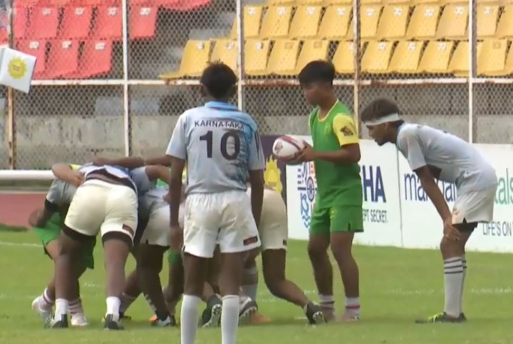 M74: Karnataka 5-7 Manipur | Boys Junior National Rugby 7s 2024