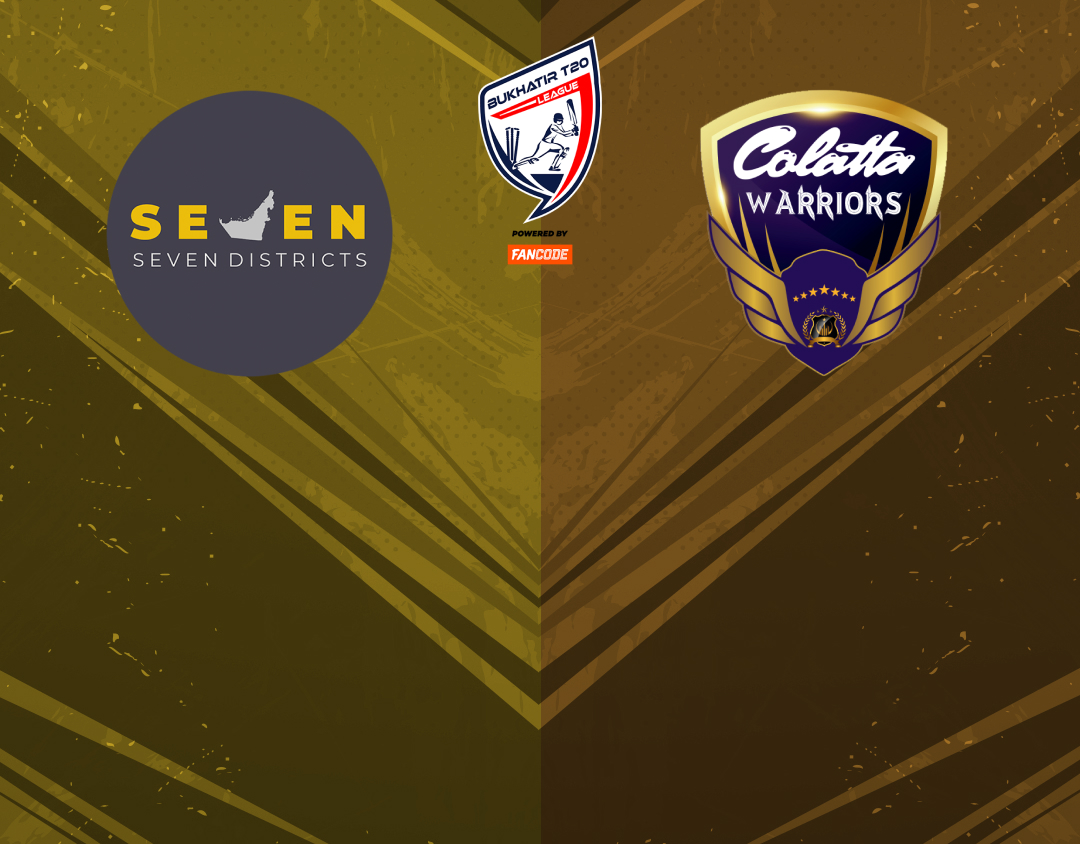 Seven Districts vs Colatta Warriors Match 1 Match Live Score: Bukhatir ...