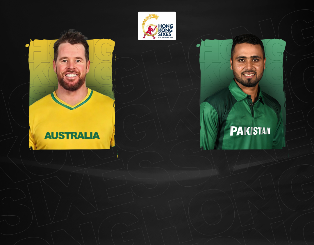 Australia vs Pakistan 1st SemiFinal Match Live Score Hong Kong Sixes