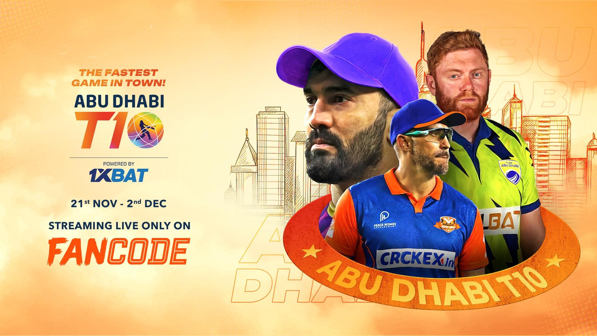 Abu Dhabi T10 League, 2024 | Live on FanCode