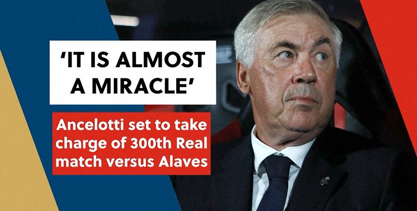 poster url for Ancelotti all set for his 300th Real Madrid match against Deportivo Alaves