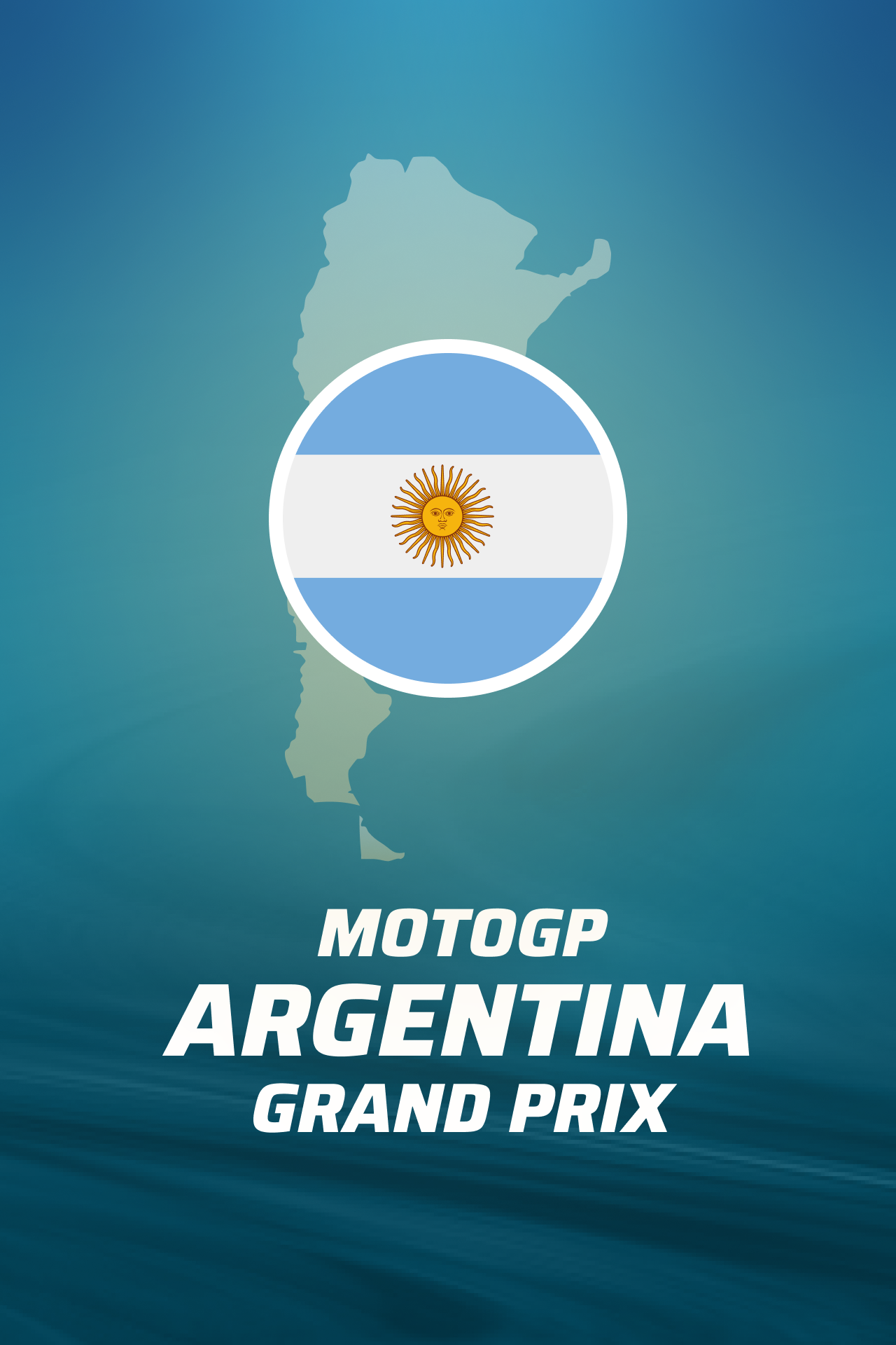 Gran premio de la república argentina motogp vertical banner