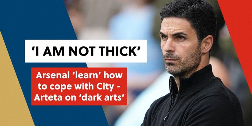 Arsenal 'learn' how to cope with Manchester City: Arteta