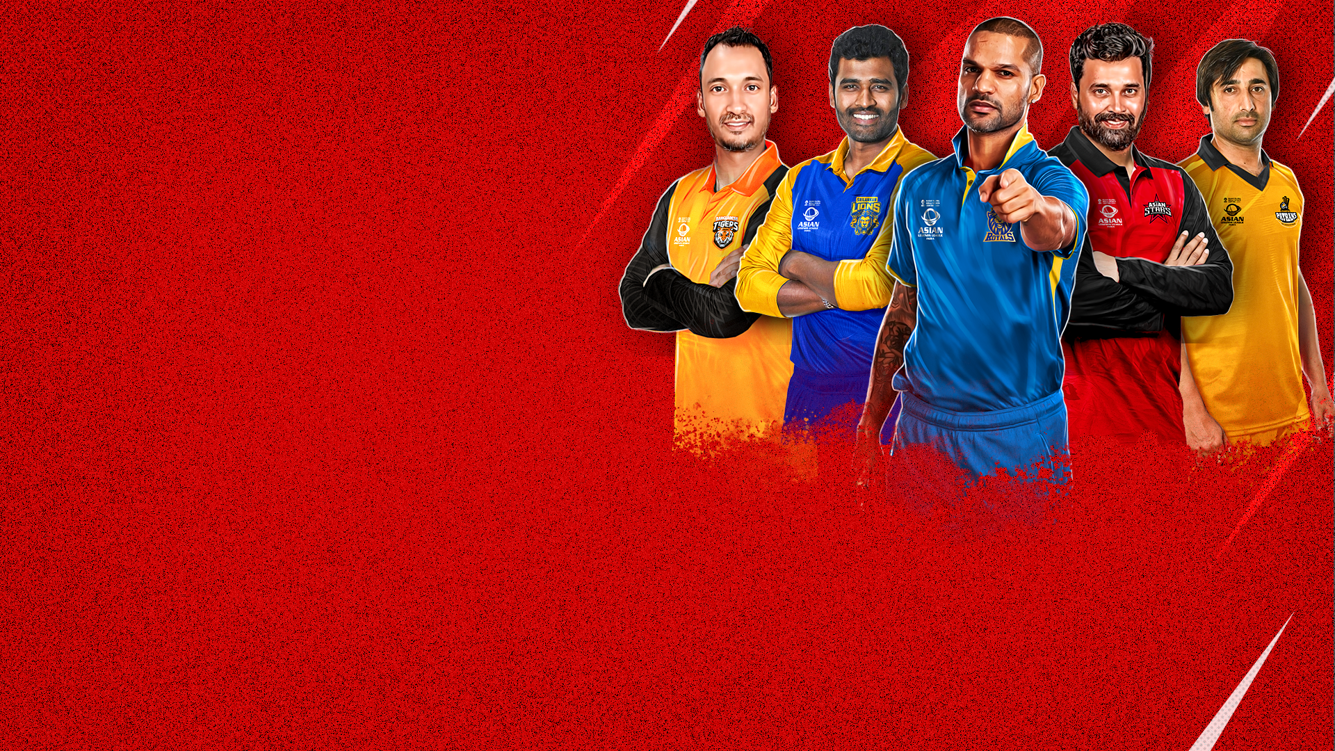 Asian legends league, 2025 cricket banner