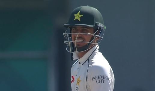 poster url for 2nd Test, Day 1: Saim Ayub's 77 off 160