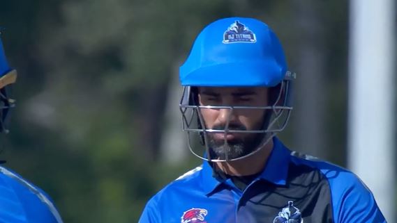 NJ Titans vs Carolina Eagles: Hammad Azam's 57 off 35