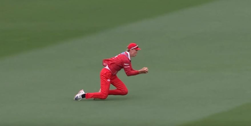 STUNNER! Matthew Boyle's bold catch sent Tom Blundell packing