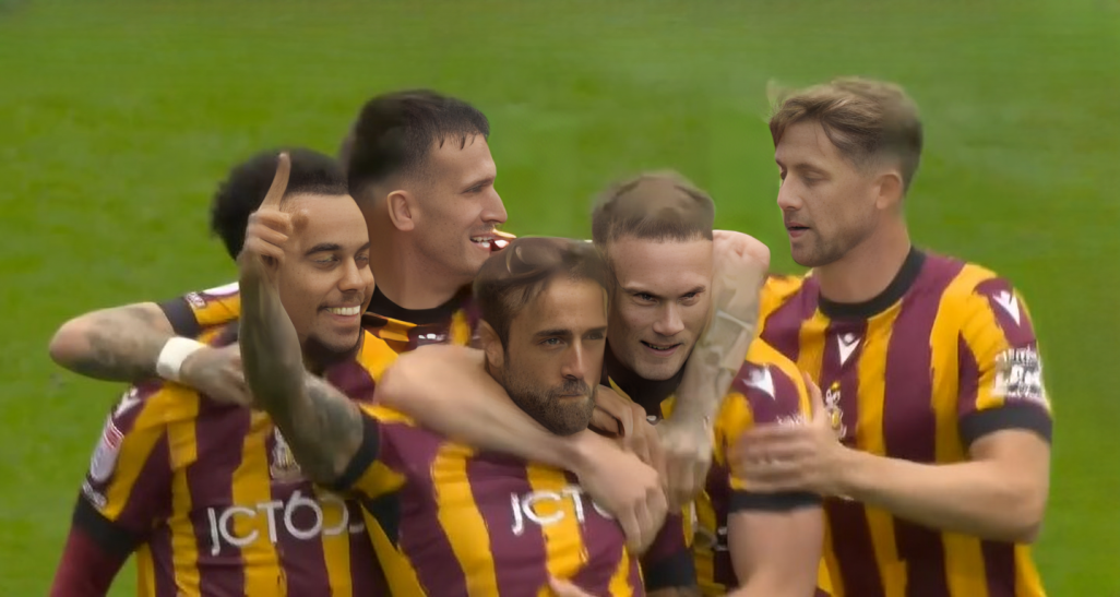 Bradford City start strong with 2-1 victory over MK Dons