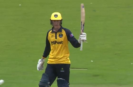 poster url for Glamorgan vs Gloucestershire: Ben Kellaway's 65* off 60