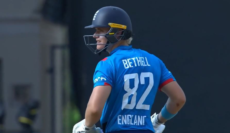 2nd ODI: Jacob Bethell's 55 off 57