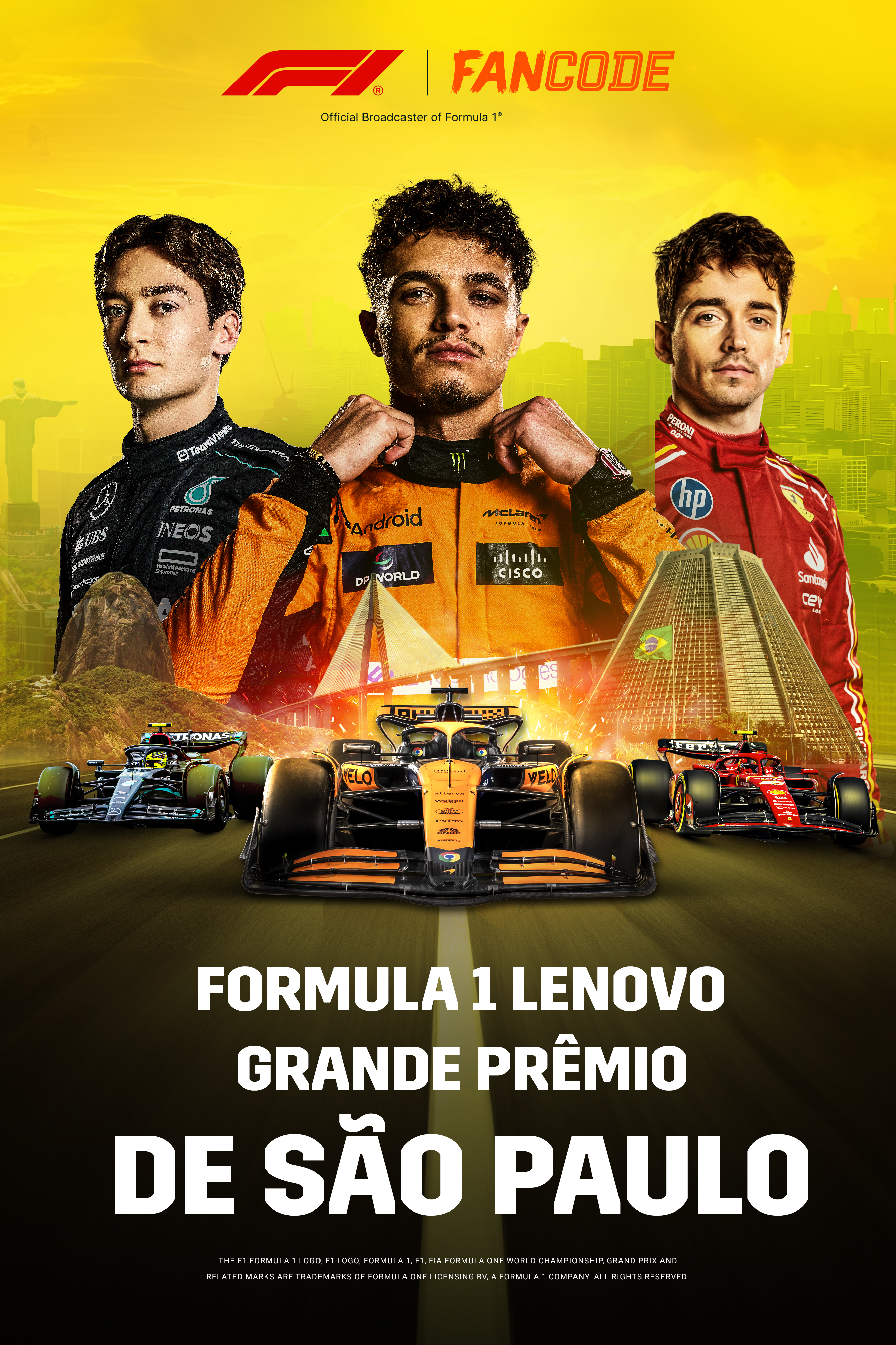 F1 LENOVO GRANDE PRÊMIO DE SÃO PAULO 2024