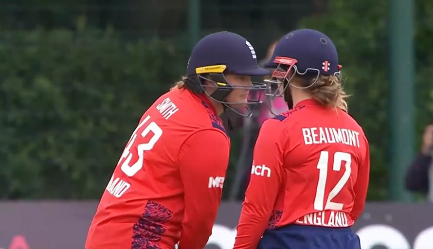 1st T20I: Bryony Smith's 58 off 30