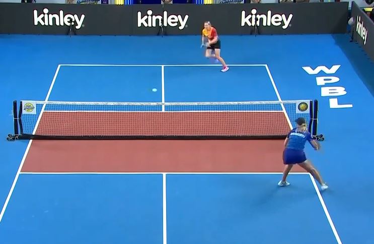 Hyderabad vs Chennai: A lovely passing crosscourt shot