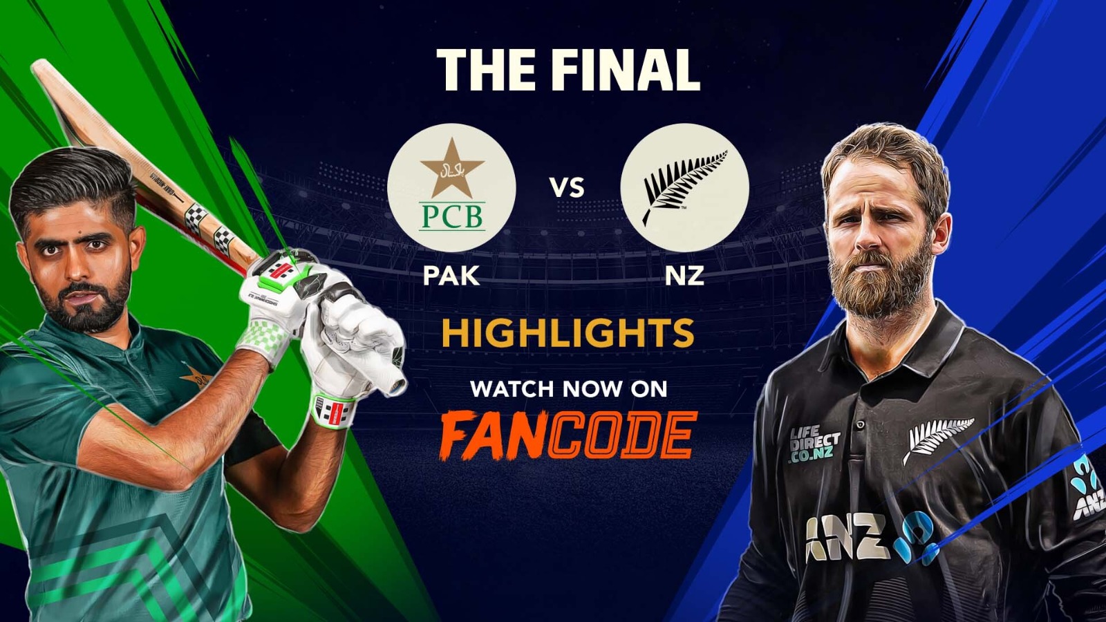 New Zealand beat Pakistan by 5 wickets | Final 