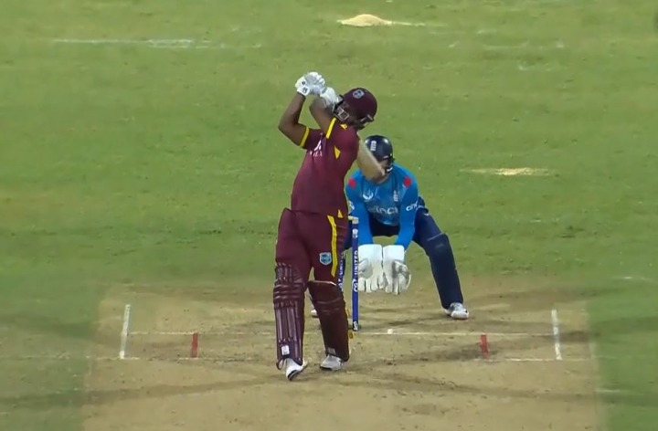 1st ODI: Evin Lewis's 94 off 69 