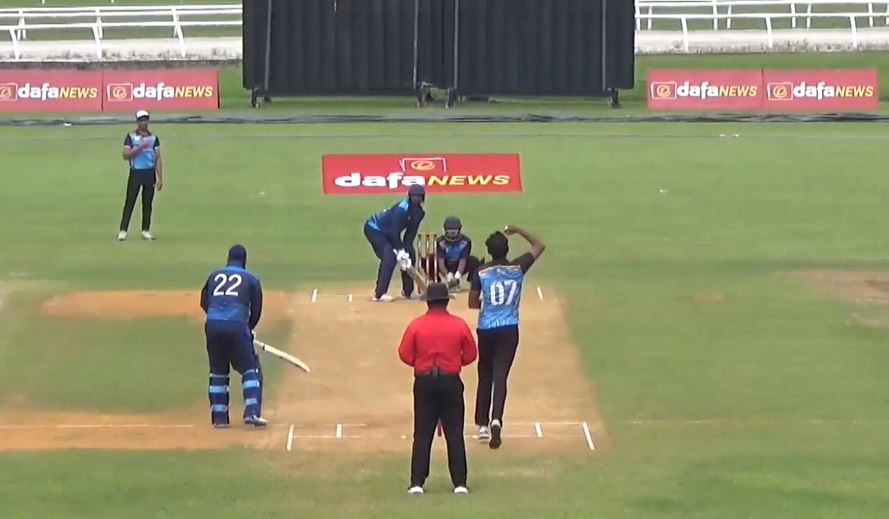 Sri Lanka Customs Cricket Club vs SSF Panthers: Hasnain Ahmed's 3 for 6 