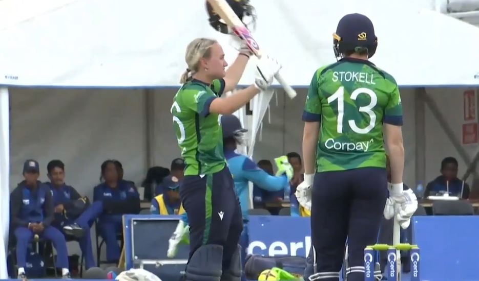 2nd T20I: Gaby Lewis's 119 off 75 