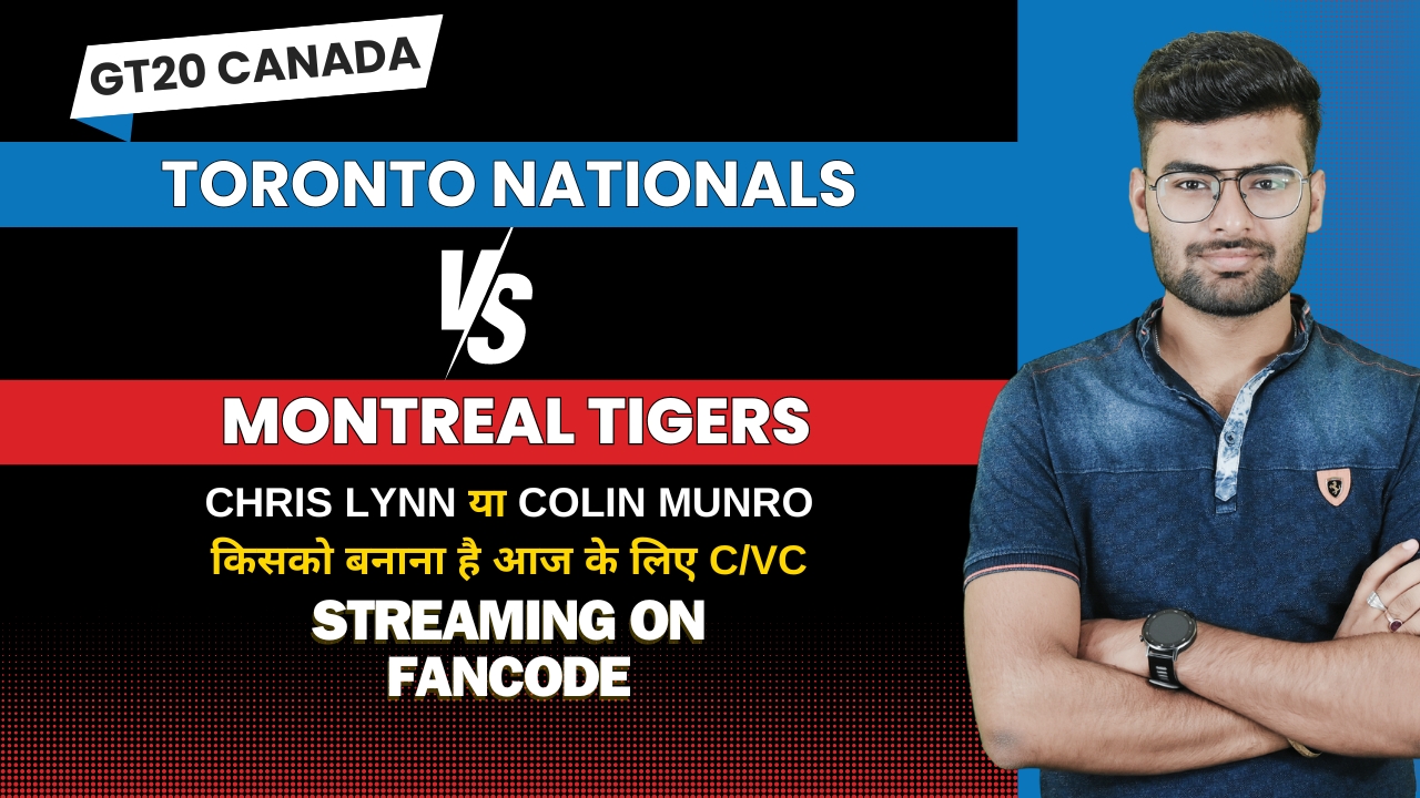 poster url for Match 19: Toronto Nationals vs Montreal Tigers | Fantasy Preview