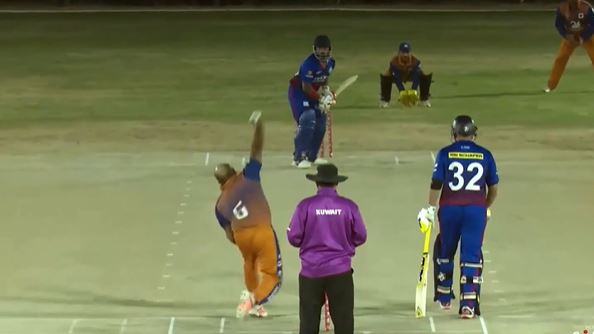 Kuwait Swedish vs Stack CC: Atheef Gafoor's 44 off 20