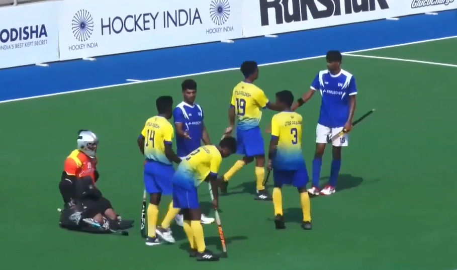 poster url for Uttar Pradesh sink Karnataka 3-1 in style