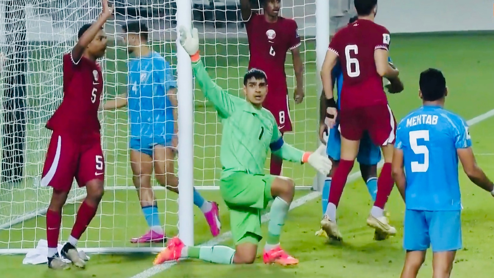 poster url for HEARTBREAK! India lose to Qatar after disputed goal