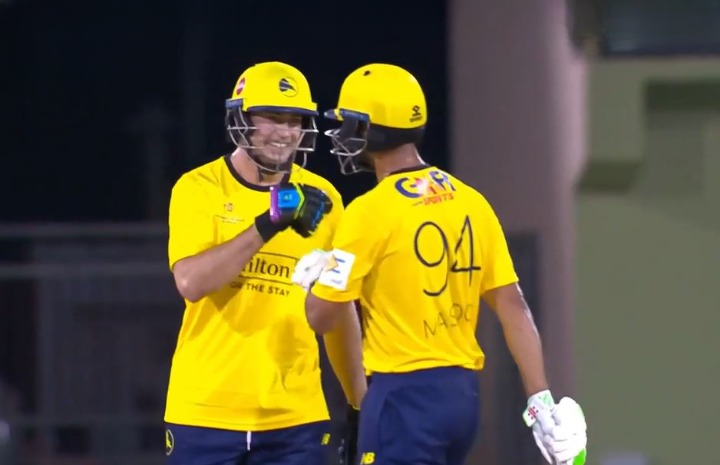 Match 2: Hampshire beat Rangpur in Super Over 