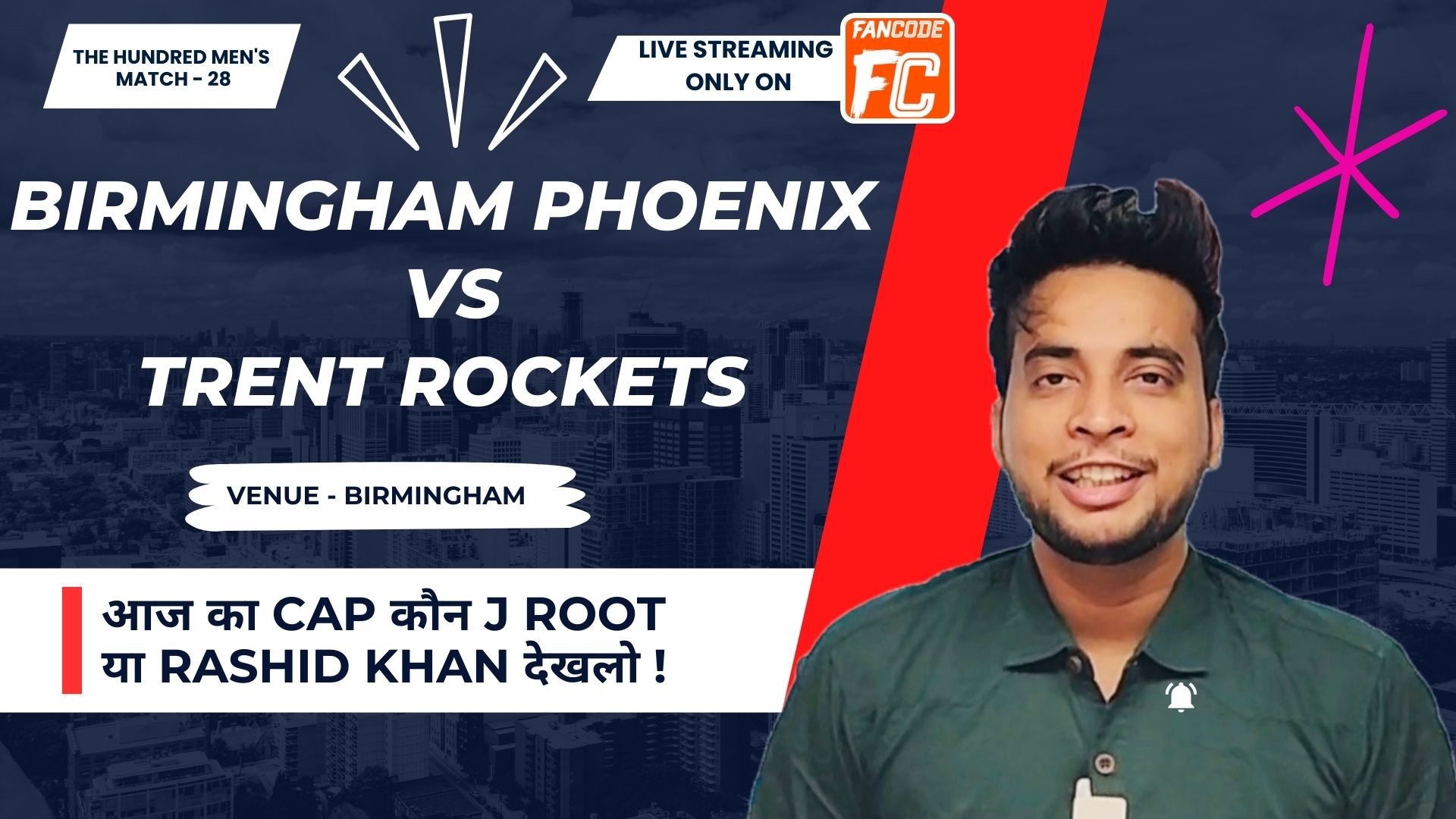 poster url for Match 28: Birmingham Phoenix vs Trent Rockets | Fantasy Preview