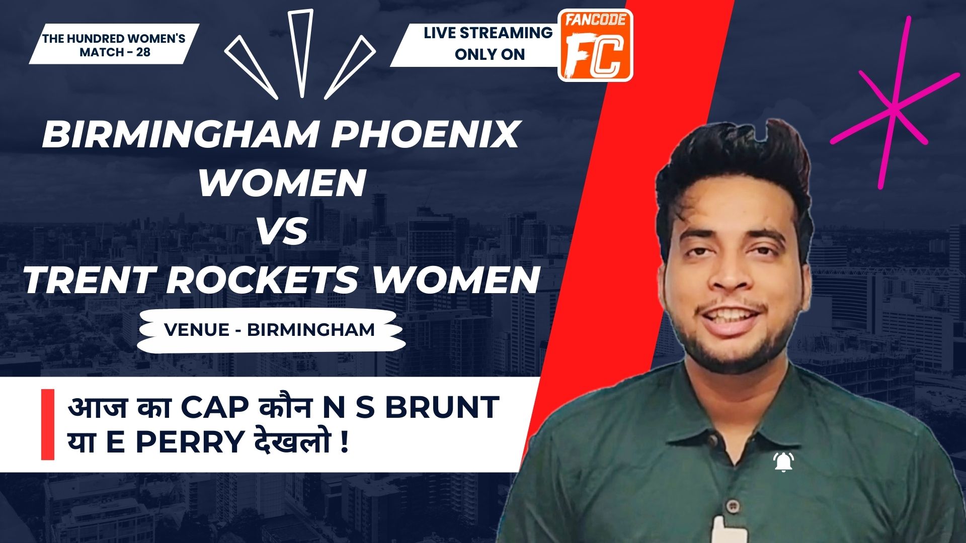 Match 28: Birmingham Phoenix Women vs Trent Rockets Women | Fantasy Preview