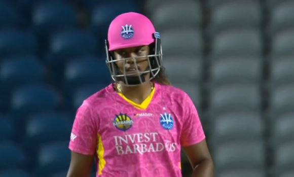 Barbados vs Guyana: Hayley Matthews's 61* off 58