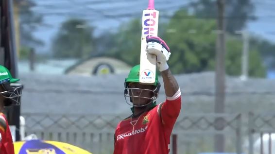 poster url for Guyana vs St Lucia: Shimron Hetmyer's 58 off 30