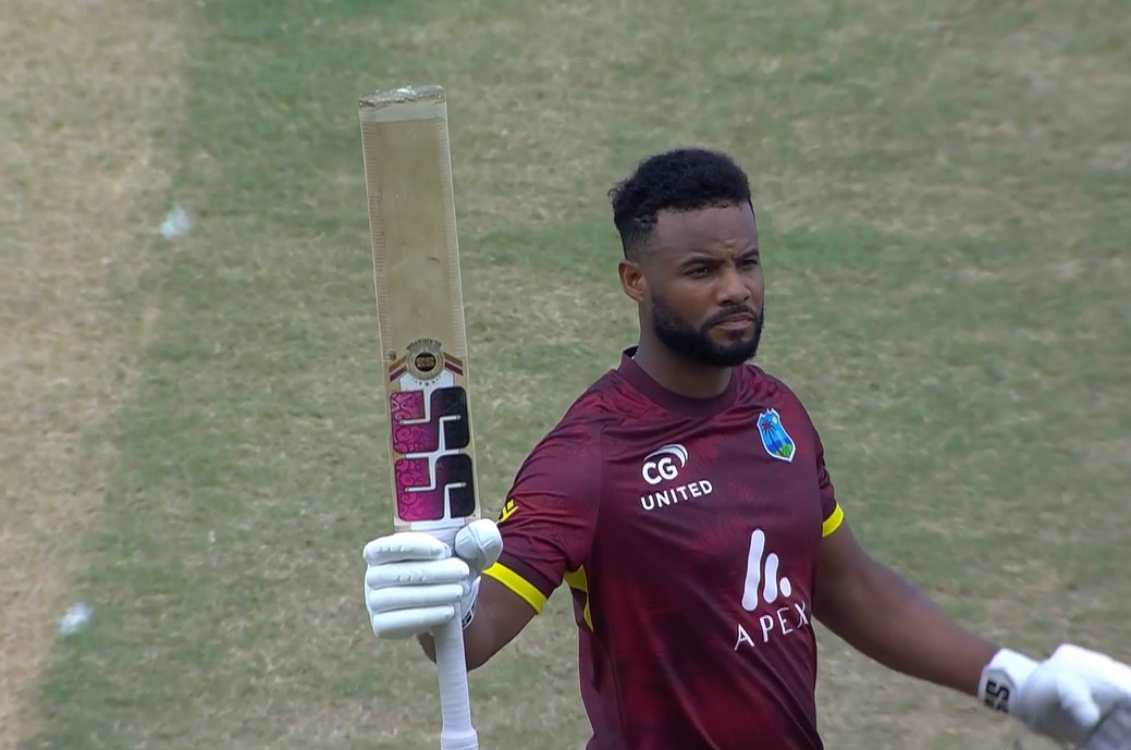 Captain’s knock! Shai Hope ends his run-drought with 17th ODI century!