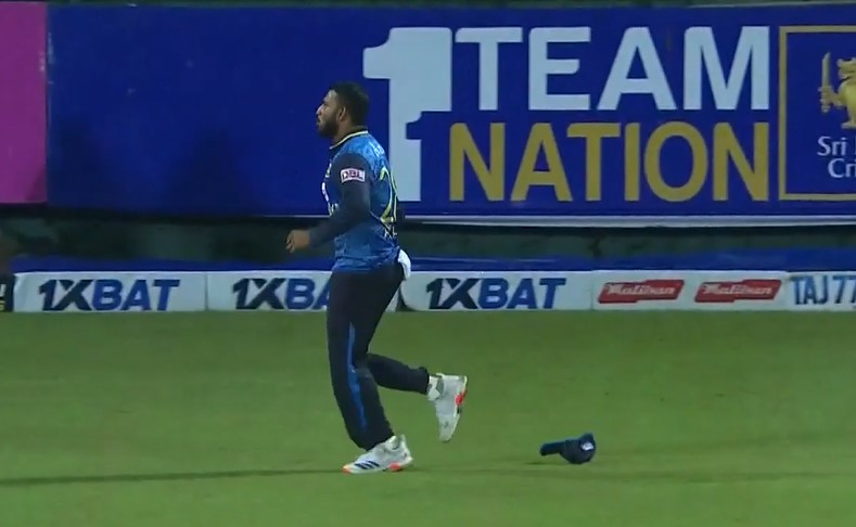 Mistimed pull! Shai Hope caught out by Avishka Fernando at deep mid-wicket