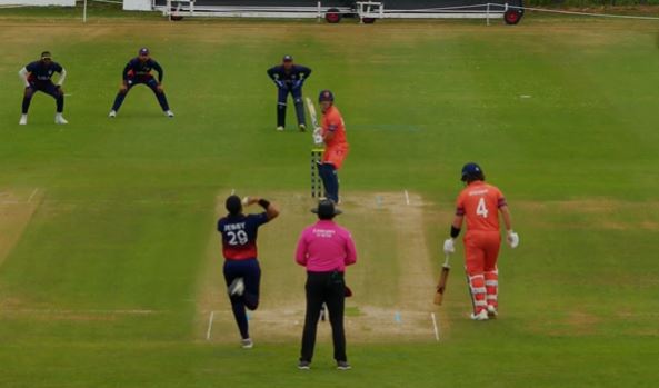 poster url for Netherlands beat USA by 19 runs