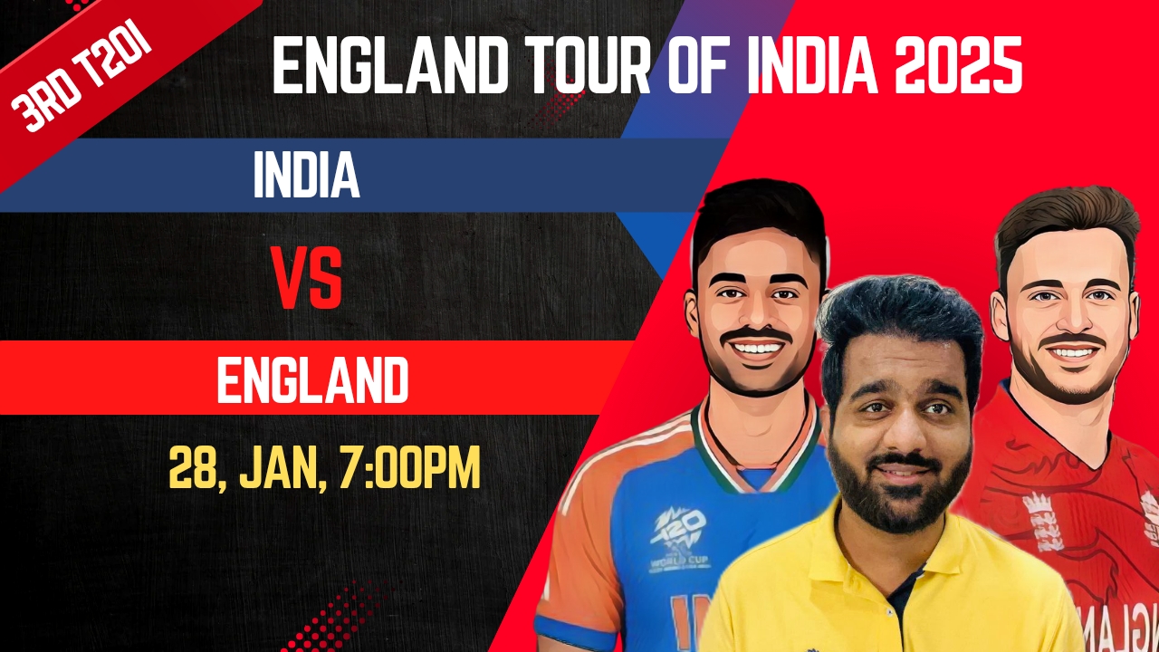 3rd T20I: India vs England | Fantasy Preview 