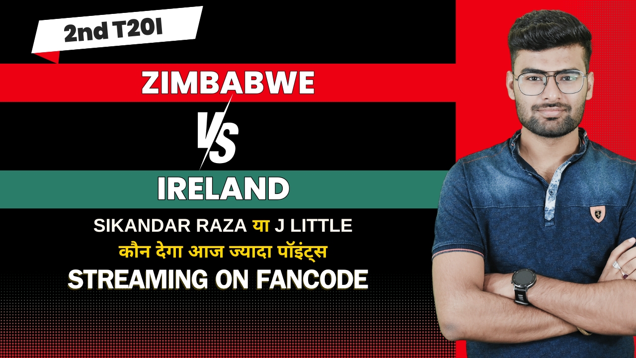 2nd T20I: Zimbabwe vs Ireland | Fantasy Preview