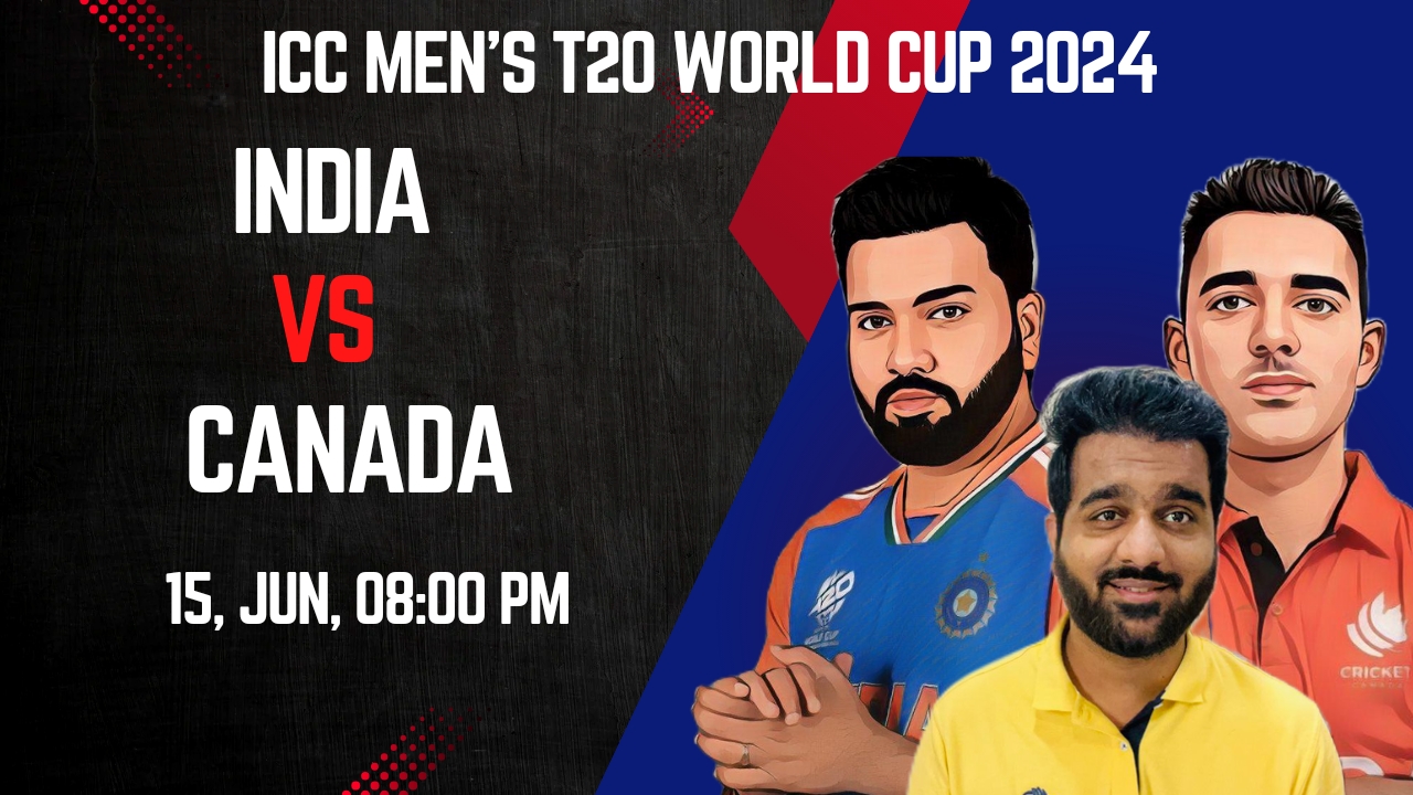 poster url for Match 33: India vs Canada | Fantasy Preview