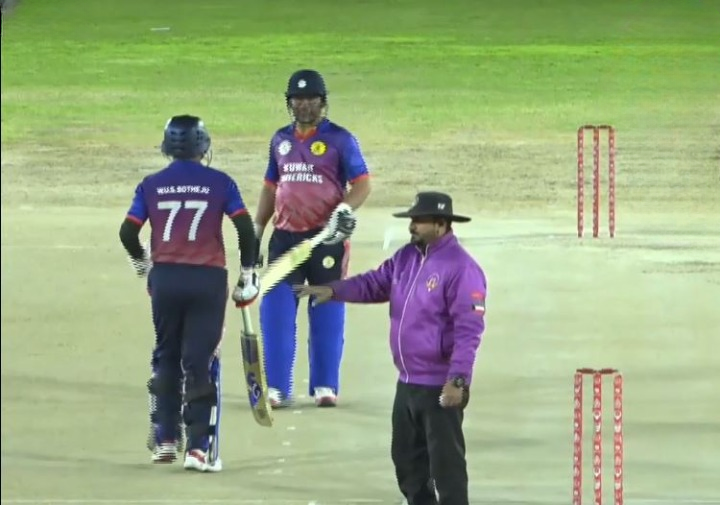 Kuwait Mavericks beat SBS CC by 7 wickets | 1st Semi-Final