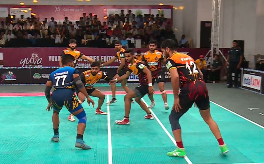 Dinesh Kumar Krishnamoorthi's Kabaddi ka kamaal performance