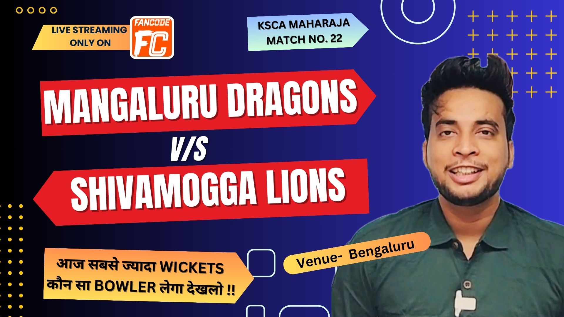 Match 22: Mangaluru Dragons vs Shivamogga Lions | Fantasy Preview