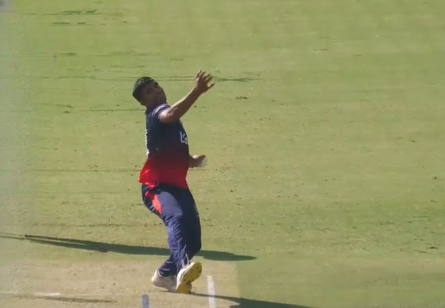 USA vs Nepal: Nosthush Kenjige's 4 for 52