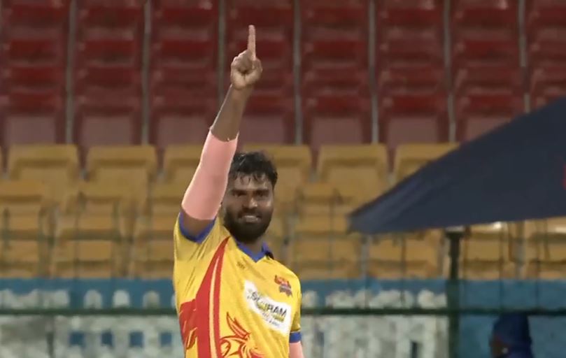 Kalyani Bengaluru Blasters vs Mangaluru Dragons: MB Darshan's 4 for 31