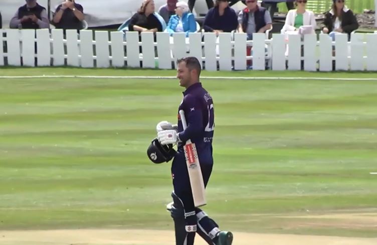 poster url for Scotland vs Namibia: Michael English's 107 off 122