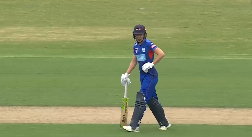 Skipper’s knock! Maddy Green powered to a stylish half-century!